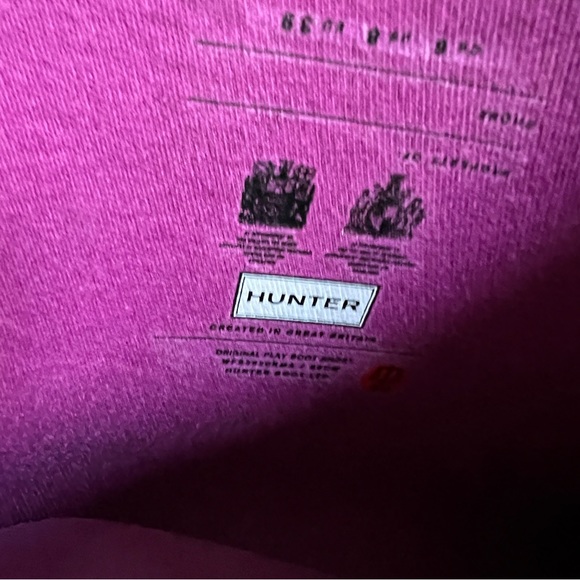 New in box Hunter boots size 8 - Picture 5 of 7